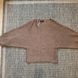 Brown Crew Neck Sweater
